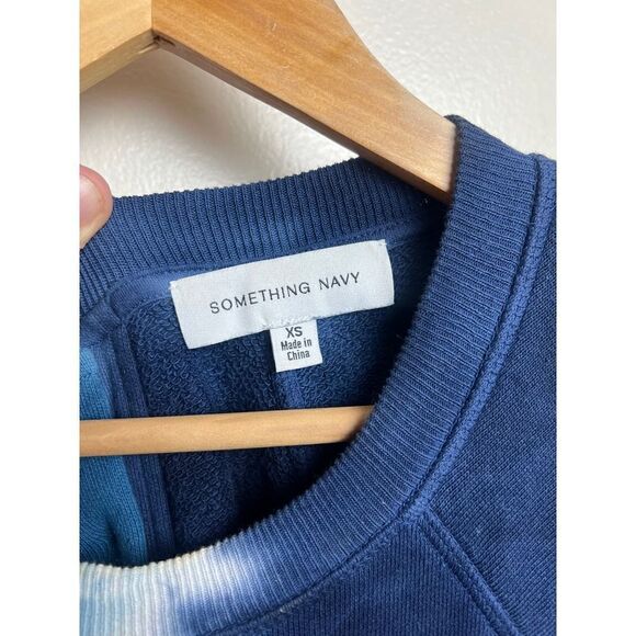 Something Navy Meghan Ruffle Tie Dye Jumpsuit Sz. XS - Picture 5 of 8